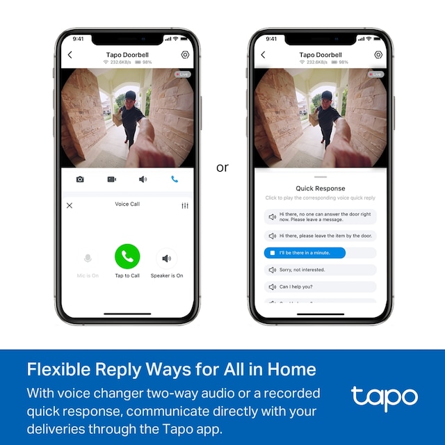 Tapo 235 ringeklokkevideo