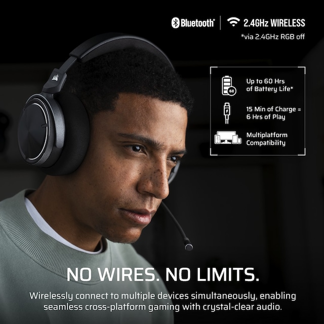 Corsair Virtuoso Max wireless gamingheadset for Xbox Corsair Virtuoso Max wireless gamingheadset for Xbox