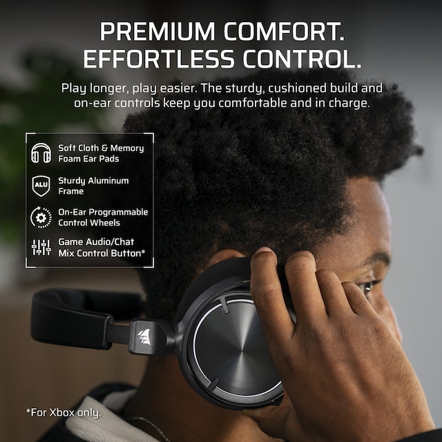 Corsair Virtuoso Max wireless gamingheadset for Xbox Corsair Virtuoso Max wireless gamingheadset for Xbox