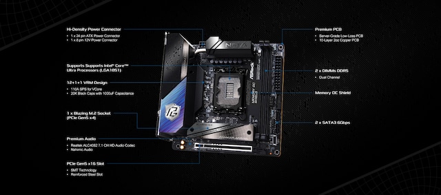 ASRock Z890I Nova WiFi ASRock Z890I Nova WiFi