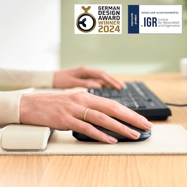 Leitz Ergo Musematte med Håndleddstøtte