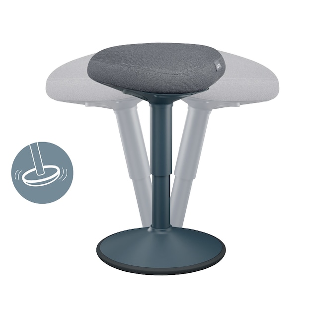Leitz Ergo Active Balansestol med komfortsete Leitz Ergo Active Balansestol med komfortsete