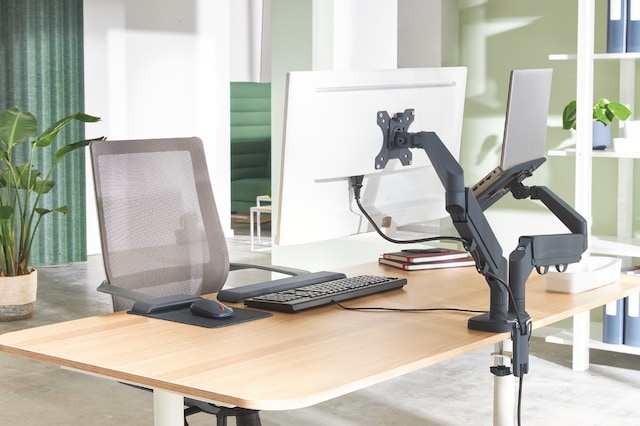 Leitz Ergo Skjermarm og laptopholder Leitz Ergo Skjermarm og laptopholder