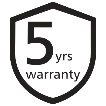Philips 5 year warranty