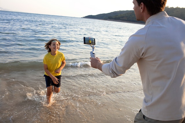 Filming running in water