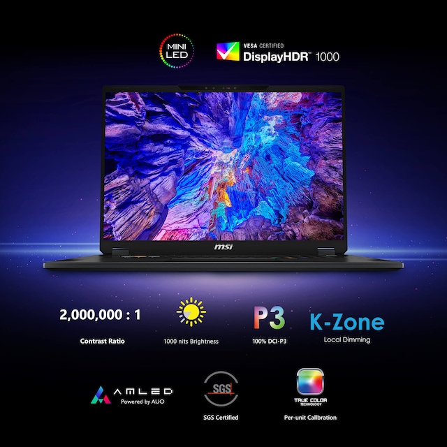 MSI Stealth 18 HX AI 18" gaming laptop