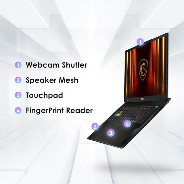 MSI Stealth 18 HX AI 18" gaming laptop