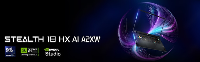 MSI Stealth 18 HX AI 18" gaming laptop