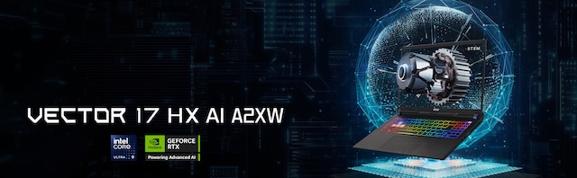 MSI Vector 17 HX AI 17 gaming laptop MSI Vector 17 HX AI 17 gaming laptop