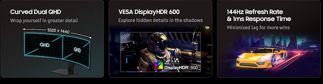 Samsung 49" Odyssey G9 curved gaming monitor S49FG910 Samsung 49" Odyssey G9 curved gaming monitor S49FG910