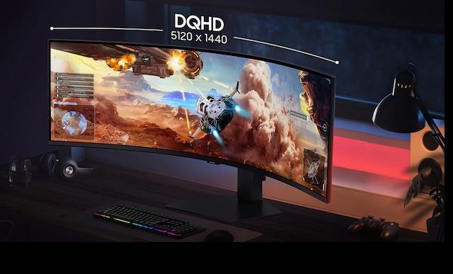 Samsung 49" Odyssey G9 curved gaming monitor S49FG910 Samsung 49" Odyssey G9 curved gaming monitor S49FG910