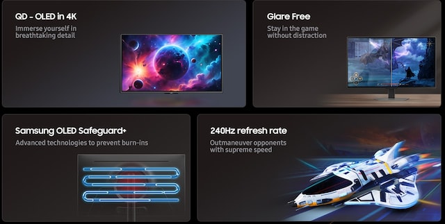 Samsung Odyssey OLED G8 gamingskjerm G81SF Samsung Odyssey OLED G8 gamingskjerm G81SF